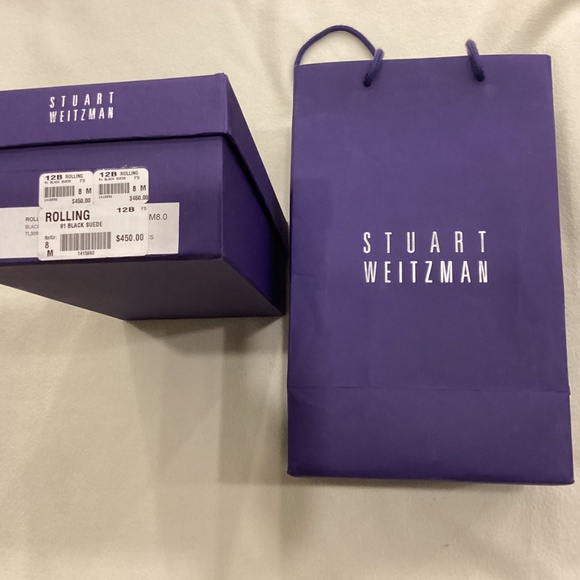 Stuart Weitzman Black Suede Pumps - Picture 6 of 6